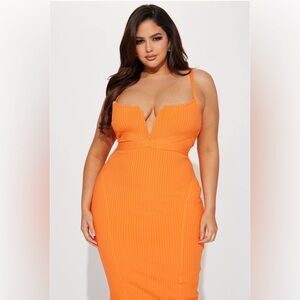Misty Bandage Midi Dress